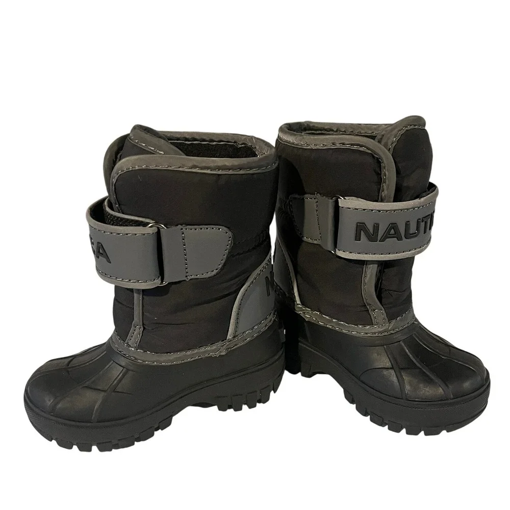 Nautica‎ Albermarle 2 Toddler Sz 6 Black and Grey Winter Boots